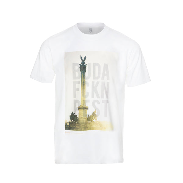 BFP CITYPRINT Heroes Square Mens Tee - White