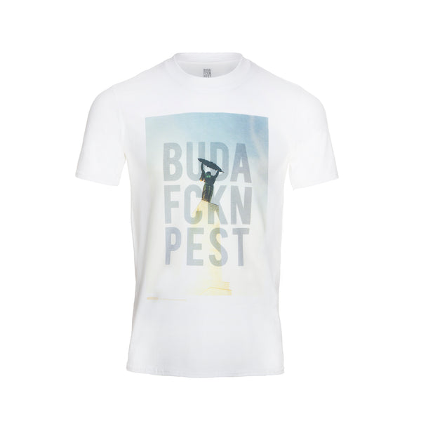 BFP CITYPRINT Liberty Statue Mens Tee - White