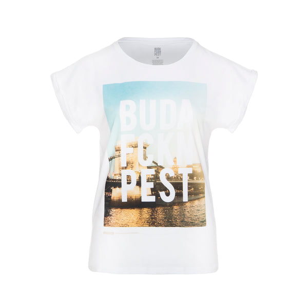 BFP CITYPRINT Chainbridge WMNS Tee - White