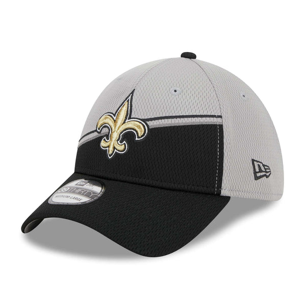 New Era New Orleans Saints NFL Sideline 2023 Grey 39THIRTY Stretch Fit Baseball sapka