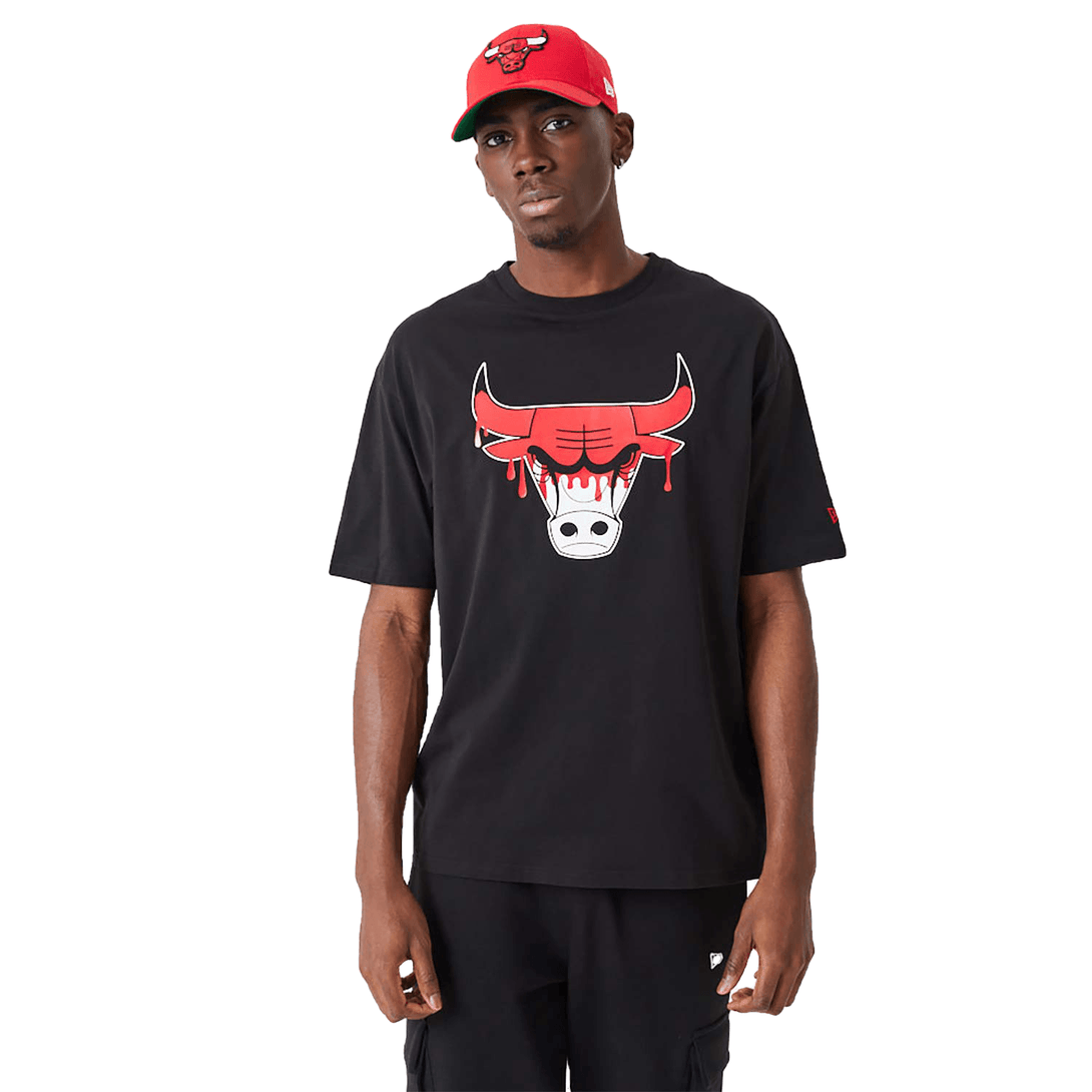 New Era Chicago Bulls NBA Drip Logo Black póló - Sportmania.hu