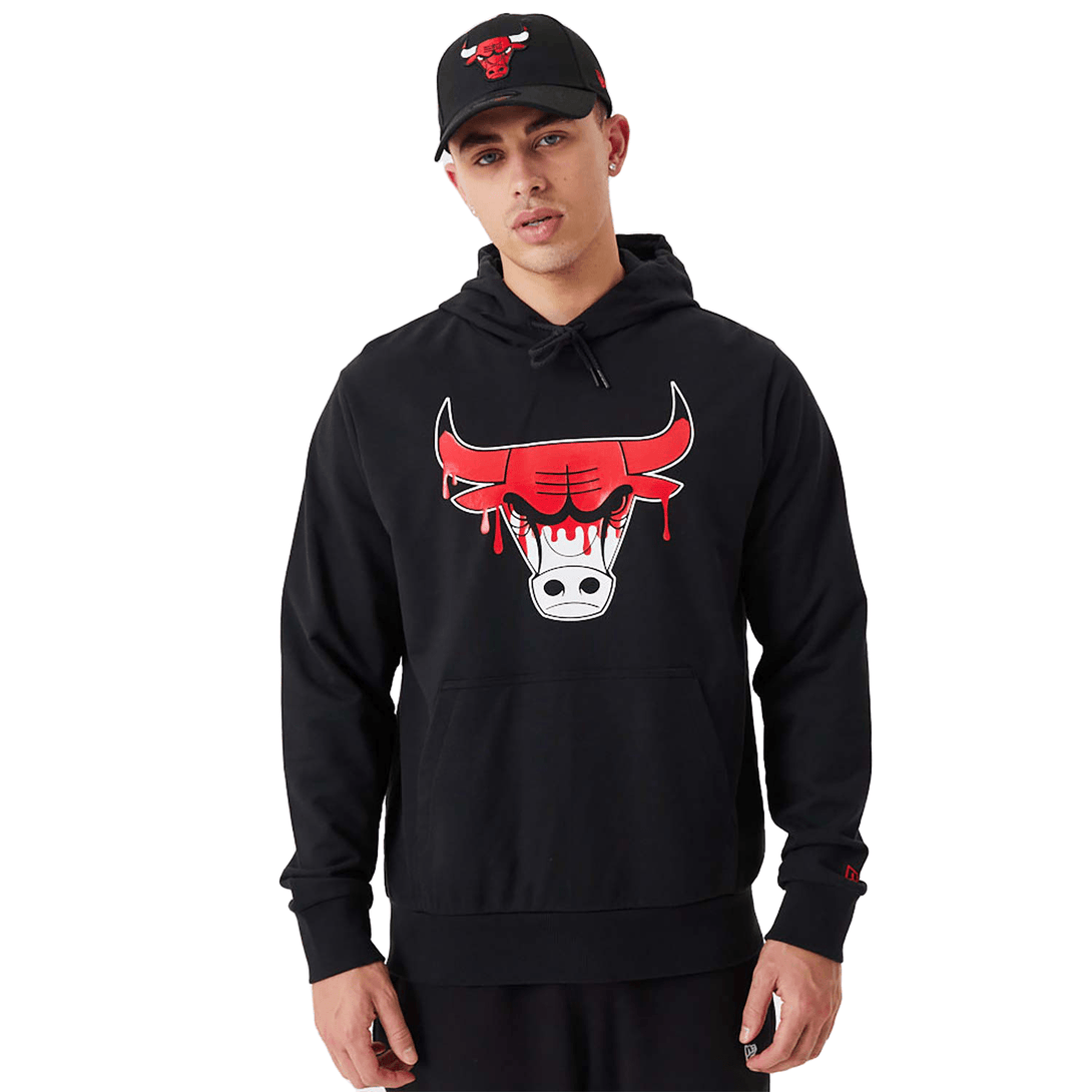 New Era Chicago Bulls NBA Drip Logo Black pulóver - Sportmania.hu