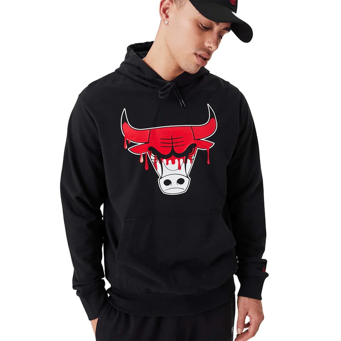 New Era Chicago Bulls NBA Drip Logo Black pulóver - Sportmania.hu