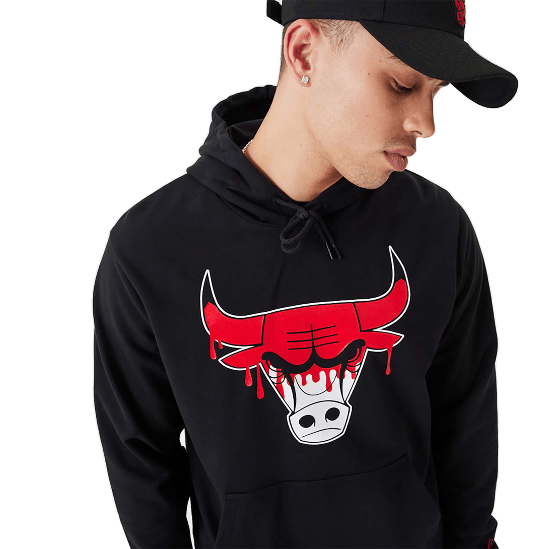 New Era Chicago Bulls NBA Drip Logo Black pulóver - Sportmania.hu