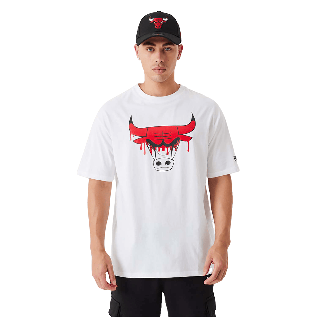 New Era Chicago Bulls NBA Drip Logo White póló - Sportmania.hu