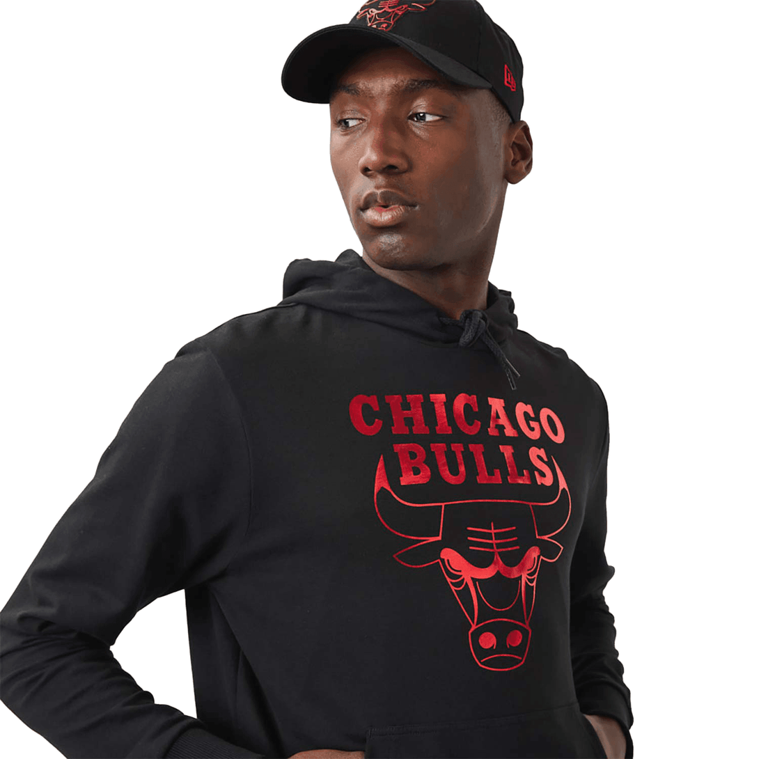 New Era Chicago Bulls NBA Foil Black kapucnis pulóver - Sportmania.hu