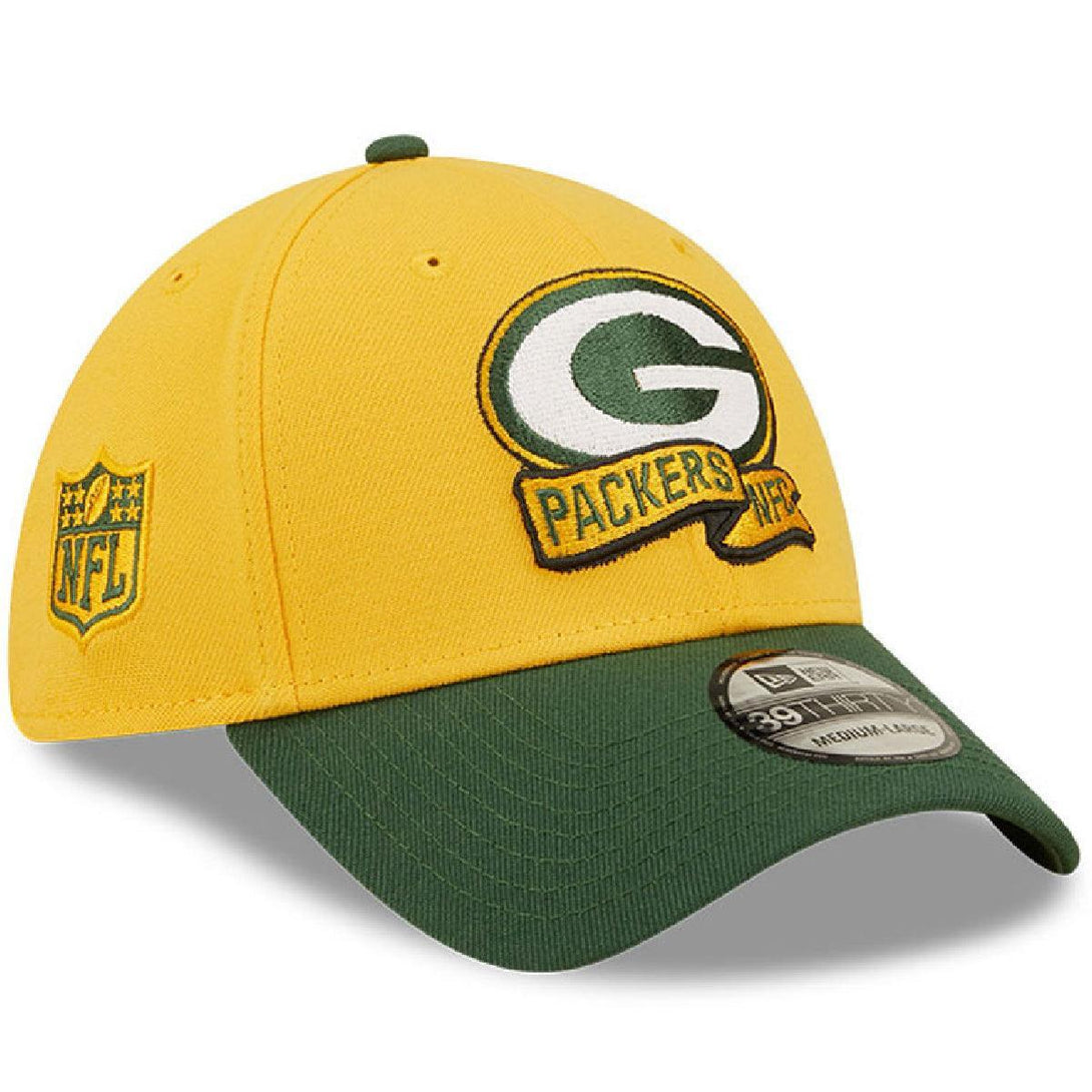 New Era Green Bay Packers NFL Sideline Yellow 2022 39THIRTY baseball sapka - Sportmania.hu