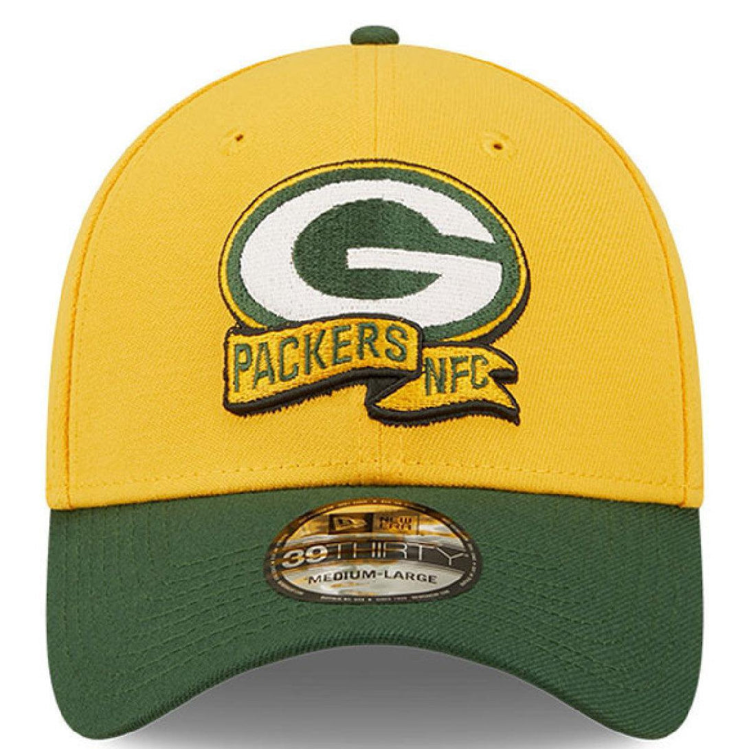 New Era Green Bay Packers NFL Sideline Yellow 2022 39THIRTY baseball sapka - Sportmania.hu