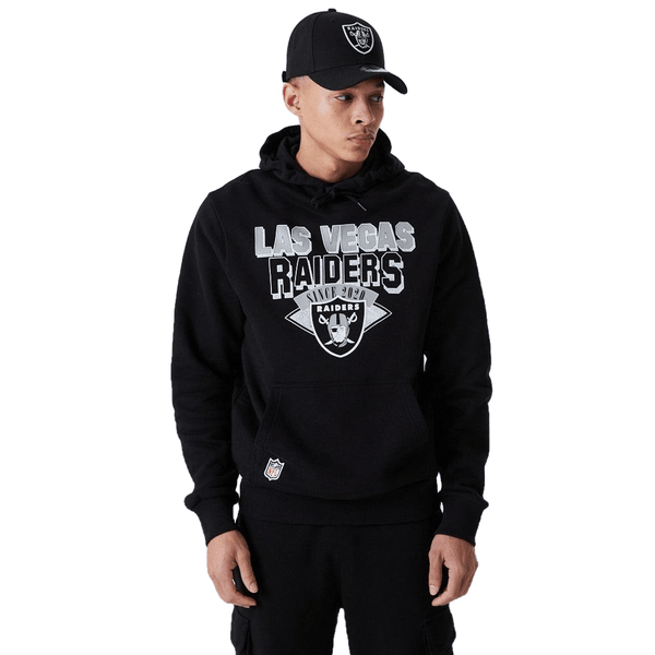 New Era Las Vegas Raiders NFL Team Logo Black kapucnis pulóver - Sportmania.hu