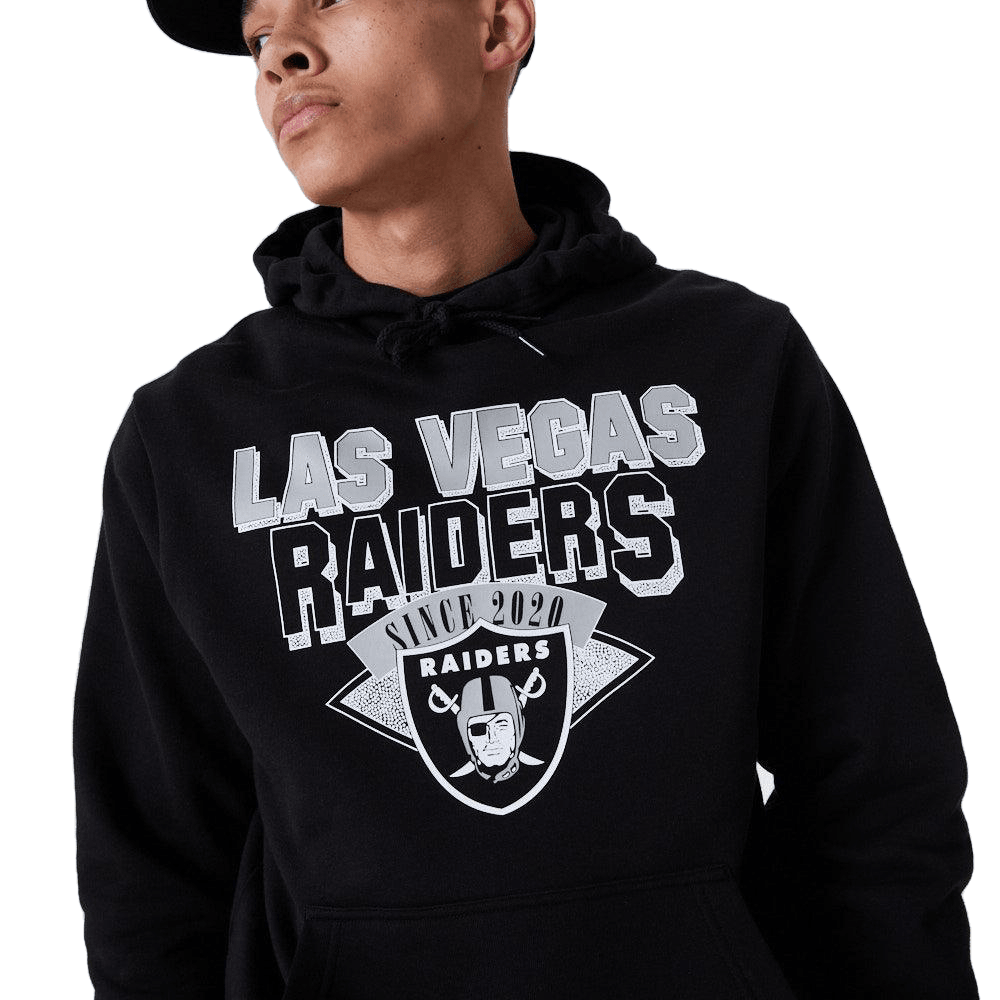 New Era Las Vegas Raiders NFL Team Logo Black kapucnis pulóver - Sportmania.hu