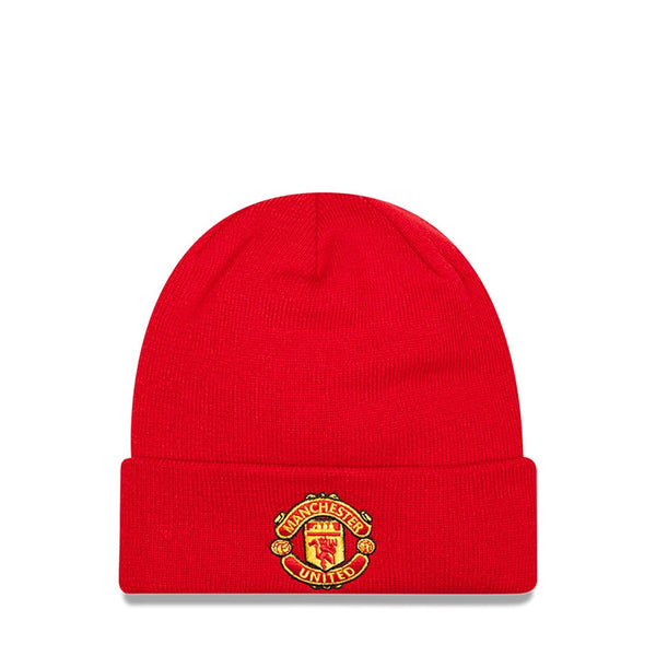 New Era Manchester United FC Essential Red Cuff Knit téli sapka kötött sapka