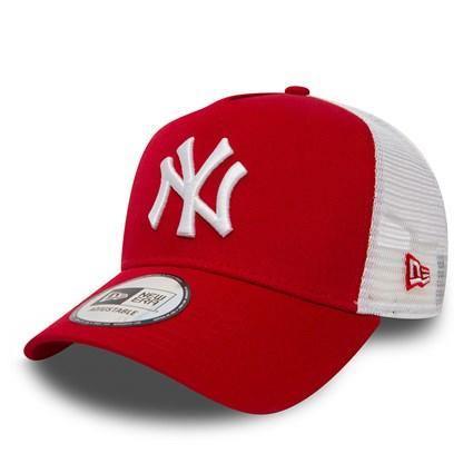 New Era New York Yankees Clean Trucker, Piros - Sportmania.hu