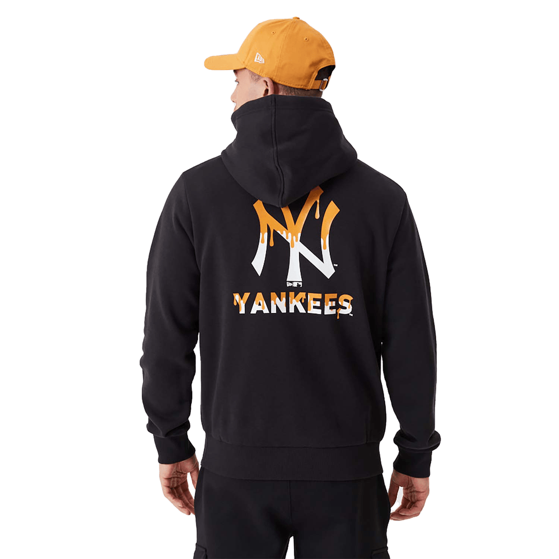 New Era New York Yankees MLB Drip Logo Black kapucnis pulóver - Sportmania.hu