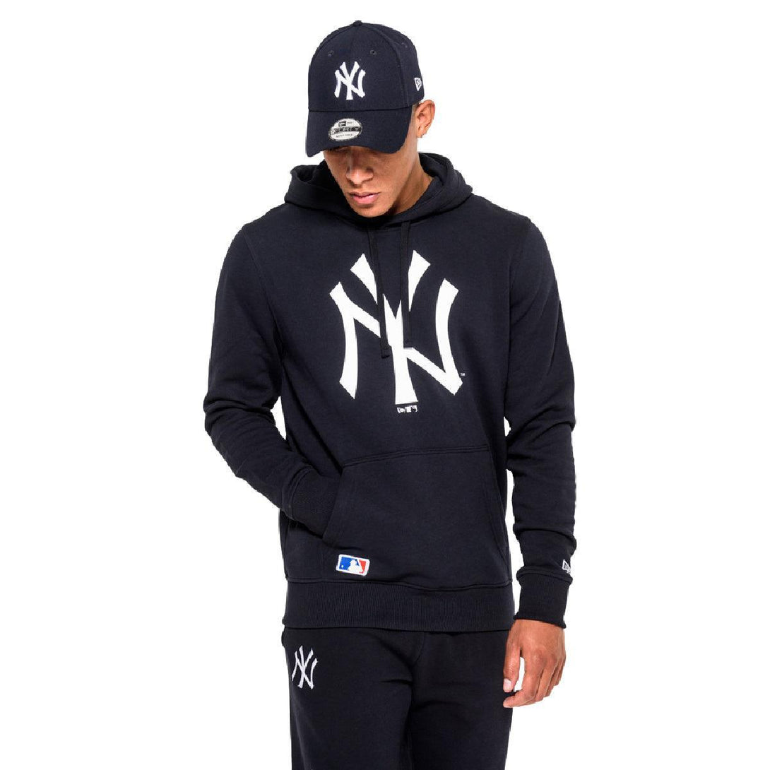 New Era New York Yankees Team Logo Navy kapucnis pulóver - Sportmania.hu