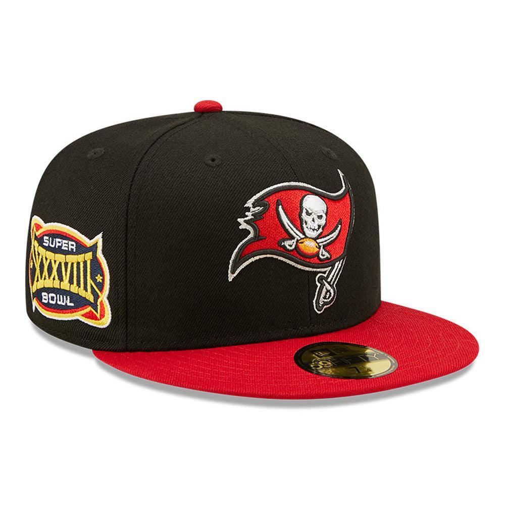 New Era NFL Tampa Bay Buccaneers Side Patch Black 59FIFTY fullcap - Sportmania.hu