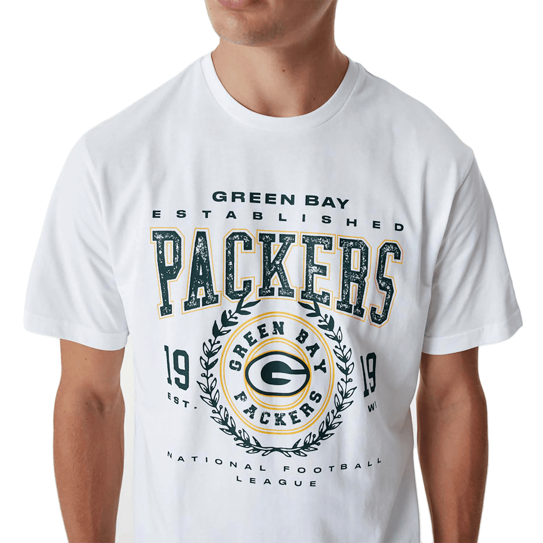 New Era NFL Team Graphic Green Bay Packers White póló - Sportmania.hu