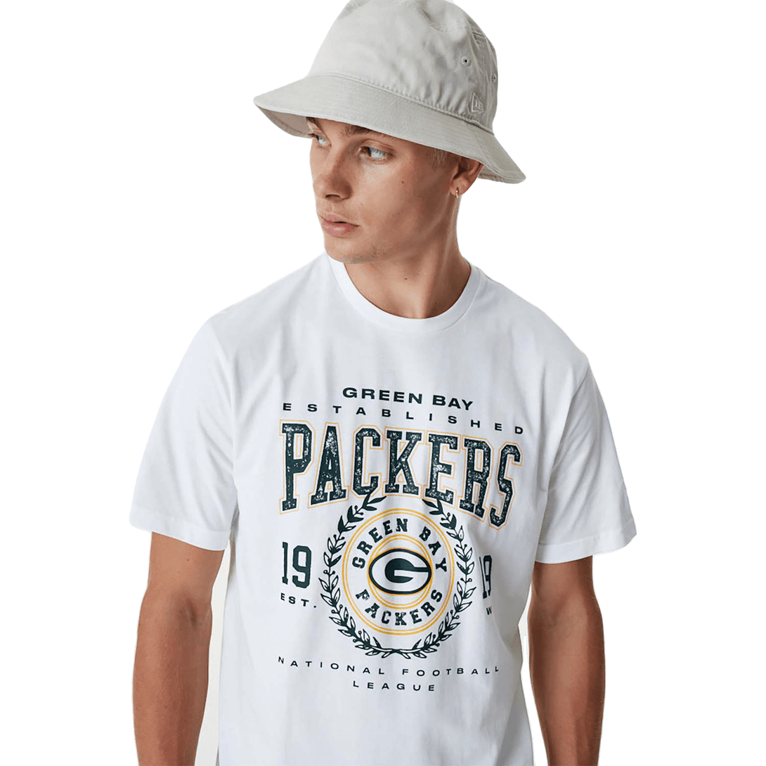 New Era NFL Team Graphic Green Bay Packers White póló - Sportmania.hu