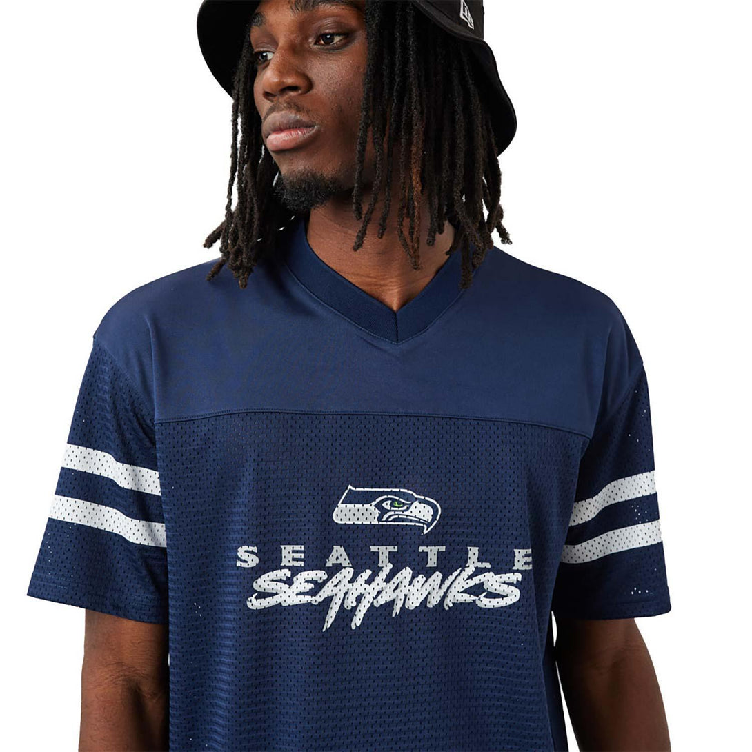 New Era Seattle Seahawks NFL Script Blue szurkolói mez - Sportmania.hu