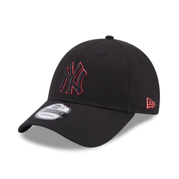 New Era New York Yankees Team Outline Black 9FORTY Baseball sapka