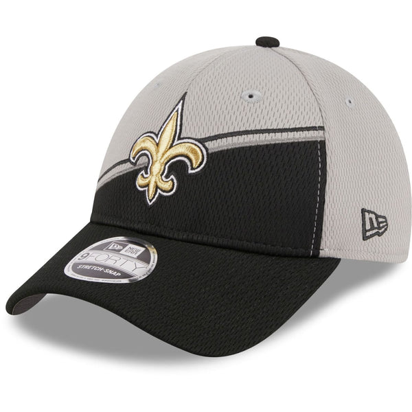 New Era New Orleans Saints NFL Sideline 2023 Grey 9FORTY Stretch Snap Baseball sapka