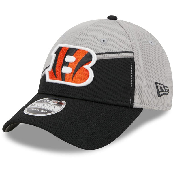 New Era Cincinnati Bengals NFL Sideline 2023 Grey 9FORTY Stretch Snap Baseball sapka